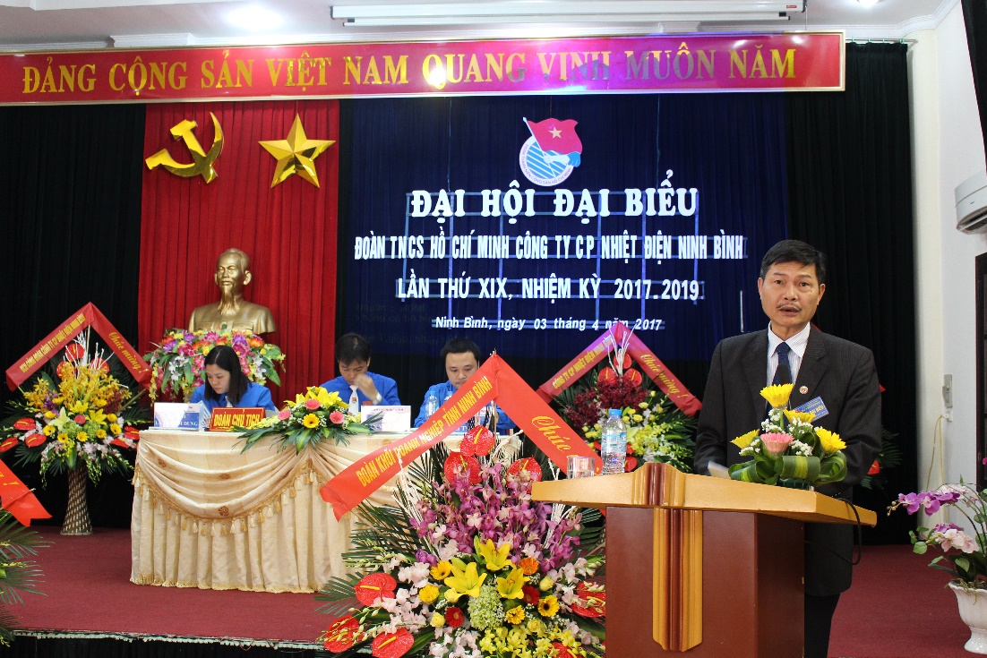 Đại hôi đại biểu Đoàn TNCS HỒ CHÍ MINH Công ty CP Nhiệt điện Ninh Bình lần thứ XIX, Nhiệm kỳ 2017-2019