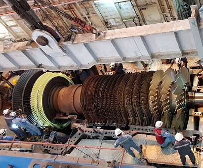 COMPLETING OVERHAUL OF GT12 GROUP MACHINE OF PHU MY 1 THERMAL POWER PLANT, ENSURES QUALITY, EXCEEDING 4-DAY PLAN