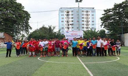 Đội bóng đá Đoàn Thanh niên Tổng Công ty Phát điện 3 đạt giải nhất trong Hội thao Cụm Điện - Tư vấn năm 2019