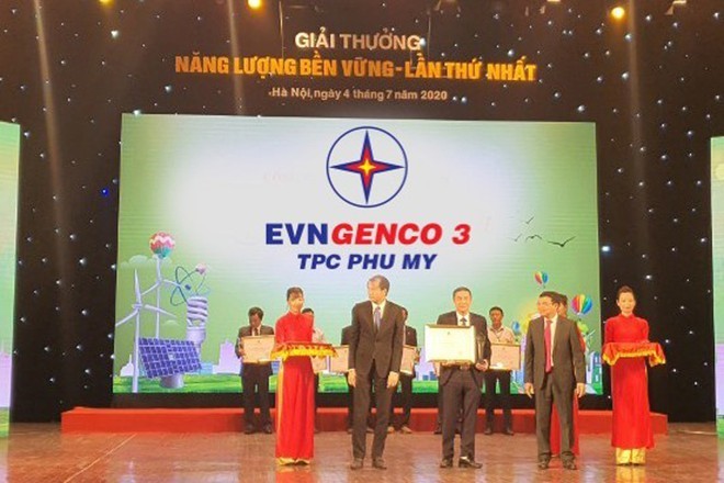 Phu My Thermal Power Company received the "2019 Sustainable Energy" award