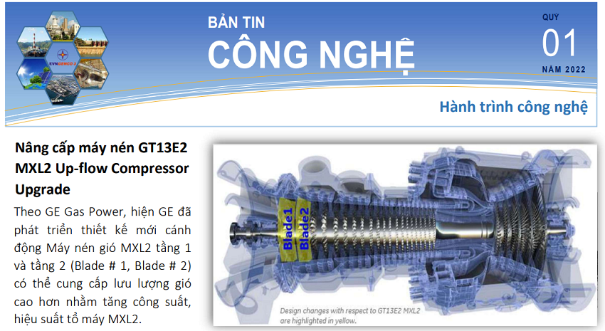 Bản tin Khoa học Công nghệ EVNGENCO3 (Quý I - Năm 2022)