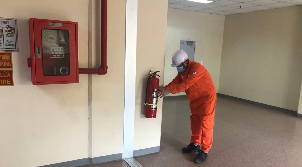 Đảm bảo công tác phòng cháy chữa cháy để sản xuất tại Công ty Nhiệt điện Mông Dương