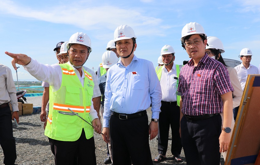 Environmental protection inspection and supervision at Vinh Tan Power Center in 2022