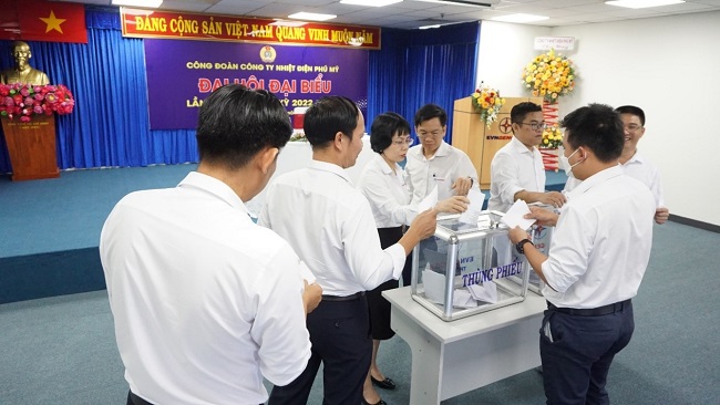 Đại hội Công Đoàn Công ty Nhiệt điện Phú Mỹ nhiệm kỳ 2022 - 2027