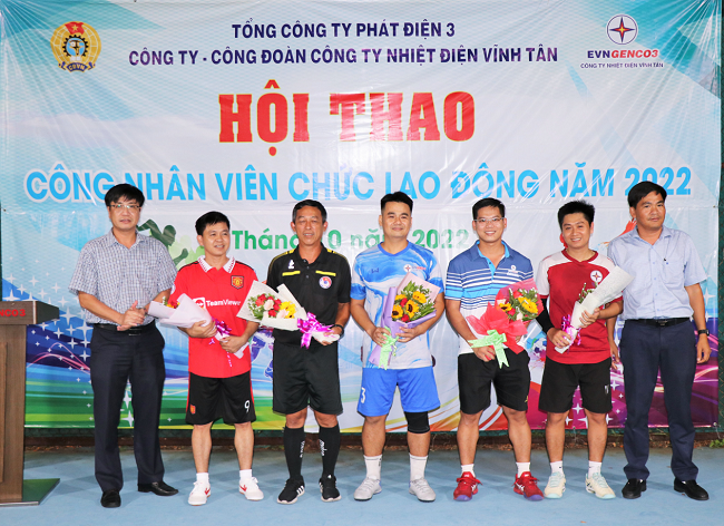 Công ty Nhiệt điện Vĩnh Tân tích cực tham gia hội thao, nâng cao sức khỏe người lao động