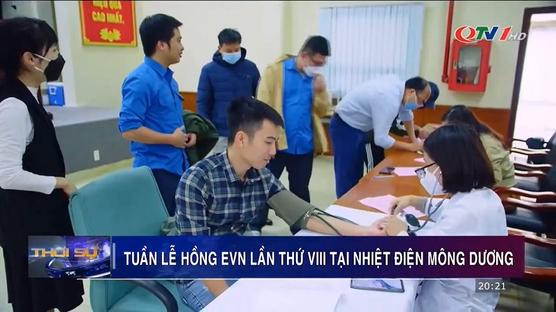 Tuần lễ hồng EVN lần VIII tại Nhiệt điện Mông Dương