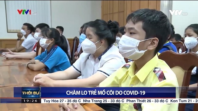 VTV1| EVNGENCO3 đồng hành, chăm lo các em học sinh mồ côi do COVID-19