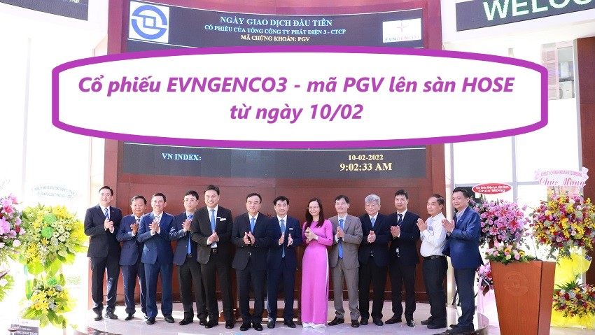Cổ phiếu EVNGENCO3 - mã PGV lên sàn HOSE từ ngày 10/02 - VTV1
