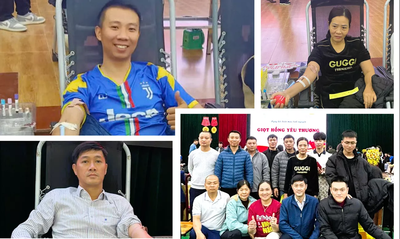 Người lao động Thủy điện Thác Bà hiến máu tình nguyện